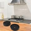 2PCS Kitchen Household Range Hood Activated Carbon Filters 175mm*175mm*35mm Range Hood Activated Carbon Filter