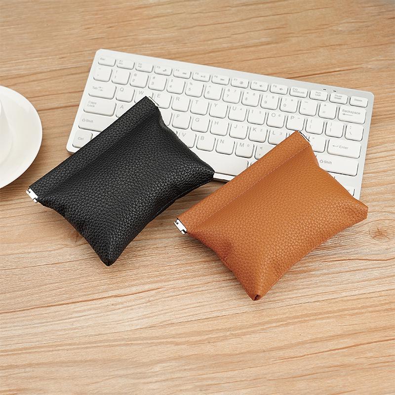 Lychee Pattern Mini Coin Purse: Women's Spring Closure Pouch for Coins, Keys, Cards, and Lipstick.