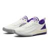 New Anta Fengmang 1 Cushioning Anti Slip And Wear Resistant Low Top Nitrogen Technology Basketball Shoes Men's White Purple 912521106S-2
