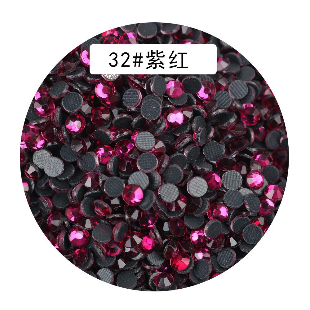 Middle East Diamond Dmc Hot Diamond Flat Bottom Glass Sole Clothing Accessories Diy Bag Shoes And Hats Nail Drill Jewelry Sticker Drill