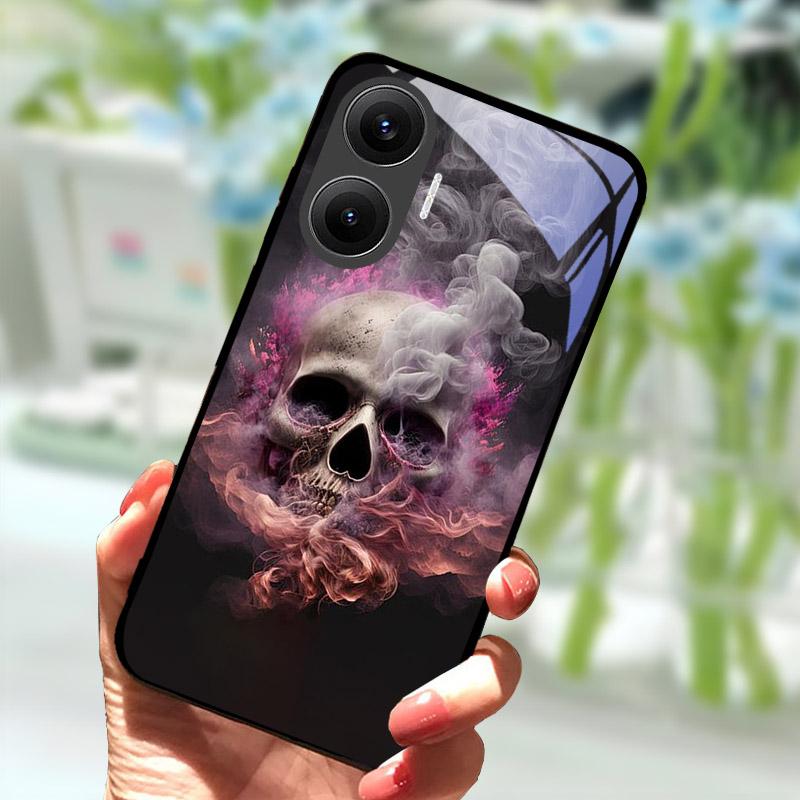 Для Xiaomi Poco F7 5G Чохол Захисне Скло Захист Камери Чохол для Телефону Для Pocophone Poco F 7 PocoF7 Задня Кришка Coque Fundas