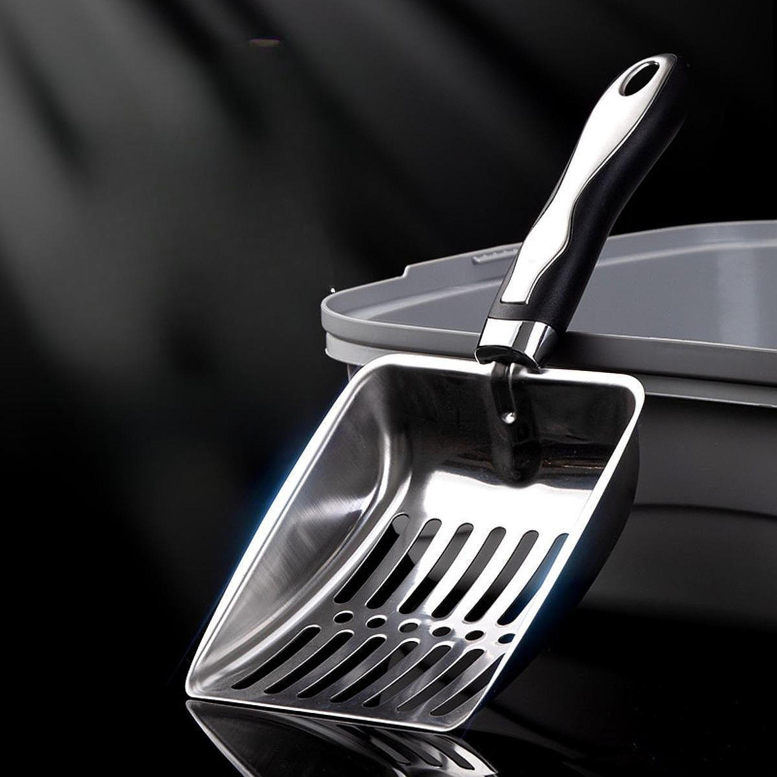 

Cat Litter Scoop Kitty Scooper Sifting Long Handle Cleaning Tool Sand Spade Kitten Waste Lifter