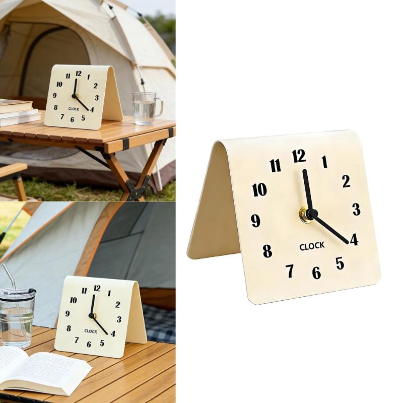 Modern Bedsides Table Analog Clock With Big Number Birthday Christmas Gift For Elderly And Kids No Battery Included