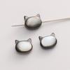 Natural Shell Rabbit Cat Head Beads For DIY Necklace Bracelet Earrings Jewelry Making