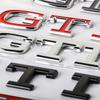 AABLG1 3D ABS GTI Buchstaben Emblem Aufkleber Auto Styling Karosserie Kofferraum Abzeichen Aufkleber Dekoration Auto Modifikation Zubehör Für Volkswagen VW