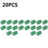 10Pcs PCB Mount Screw Terminal Block Connector Straight Pin 2P 3P KF301 PCB Screw Terminal Block Wire Connector for Arduino