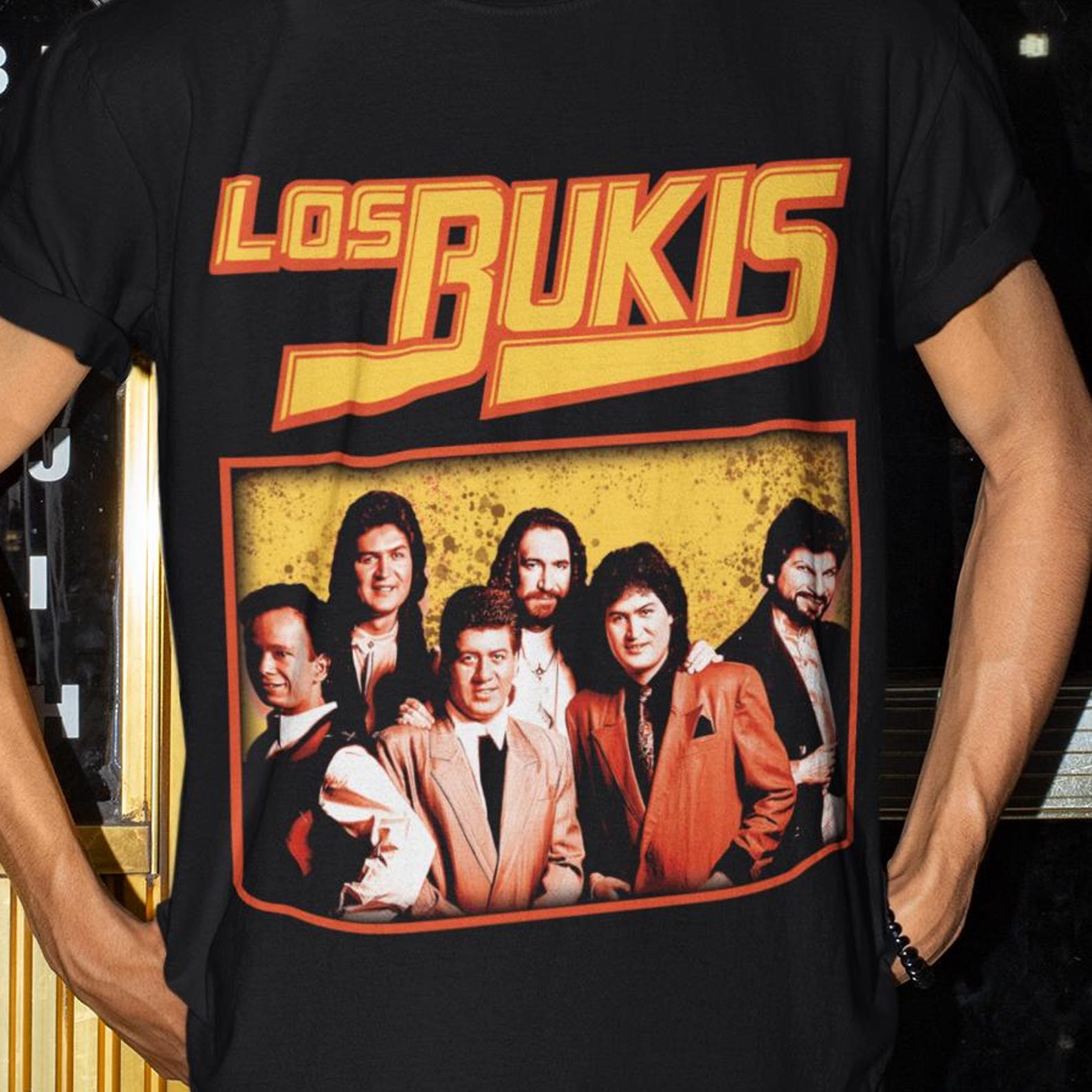 Los Bukis Vintage Retro Unisex T-Shirt | Los Bukis Fan Gift | Los Bukis Fan Shirt | Marco Antonio Solis Fan Gift | Marco Antonio Solis Tee M