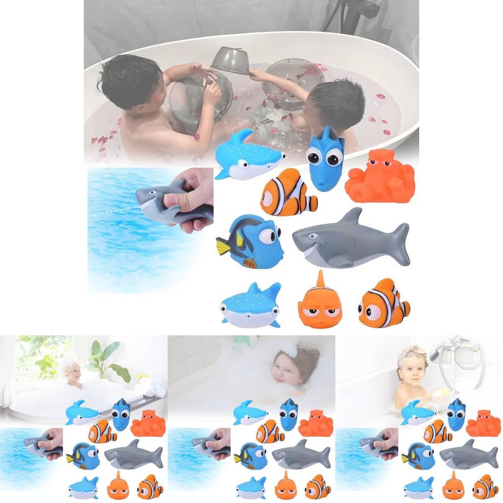 Adorable Clownfish Bath Water Squeeze Toy For Engaging Visual And Sensory Experiences