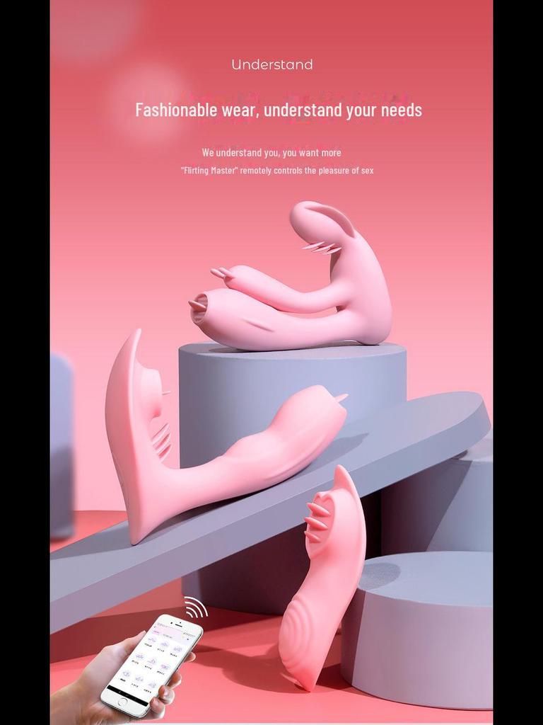 Tragbares, ferngesteuertes vibrierendes Schmetterlingsspielzeug für Paare – diskretes und unterhaltsames intimes Gadget für Studenten