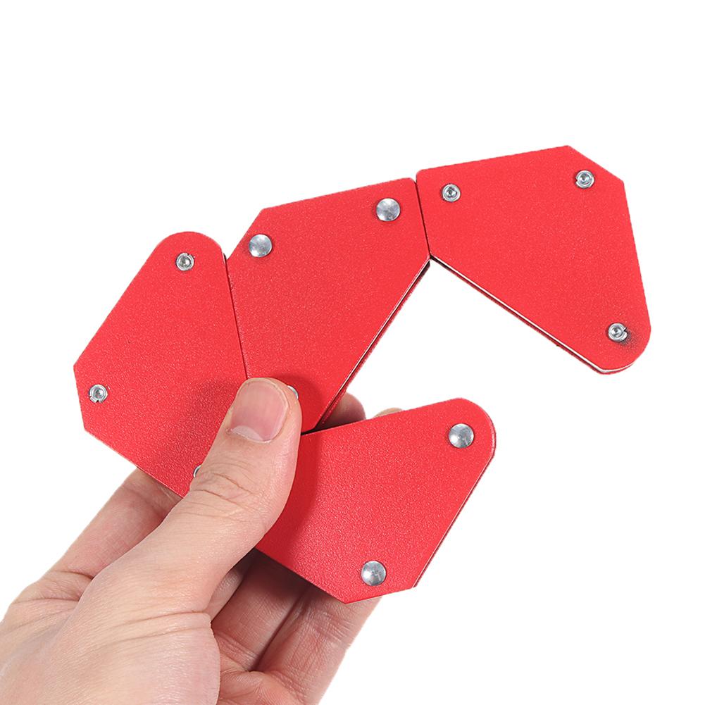 4 Stück Magnetische Schweißhalter Mehrwinkel Lötmetall Schweißfixierer Positionierer Schweißmagnet Netz Lötwinkel Lötpositionierer