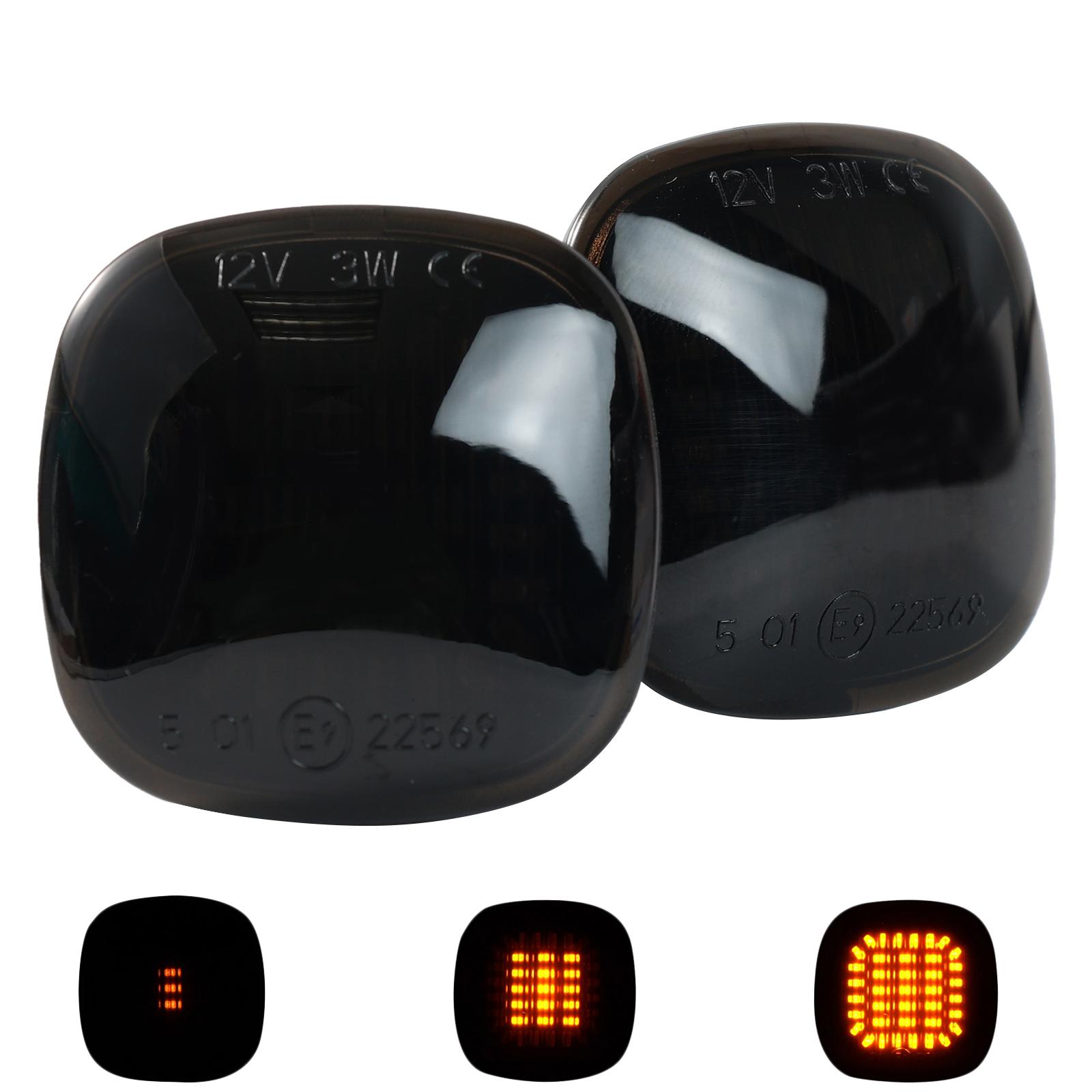 

Динамический боковой указатель поворота E9 водонепроницаемый Canbus без ошибок для A3 8L A4 8D S4 B5 4D0949127 аксессуары дымовой указатель поворота 2 шт. чёрный