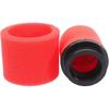 2Pcs 44mm 45mm 1.77inch Red Double Foam Pod Performance Filter for 50cc-90cc 110cc 125cc 140cc 150cc 200cc 250cc GY6 ATV Scooter Quad Go Kart Moped