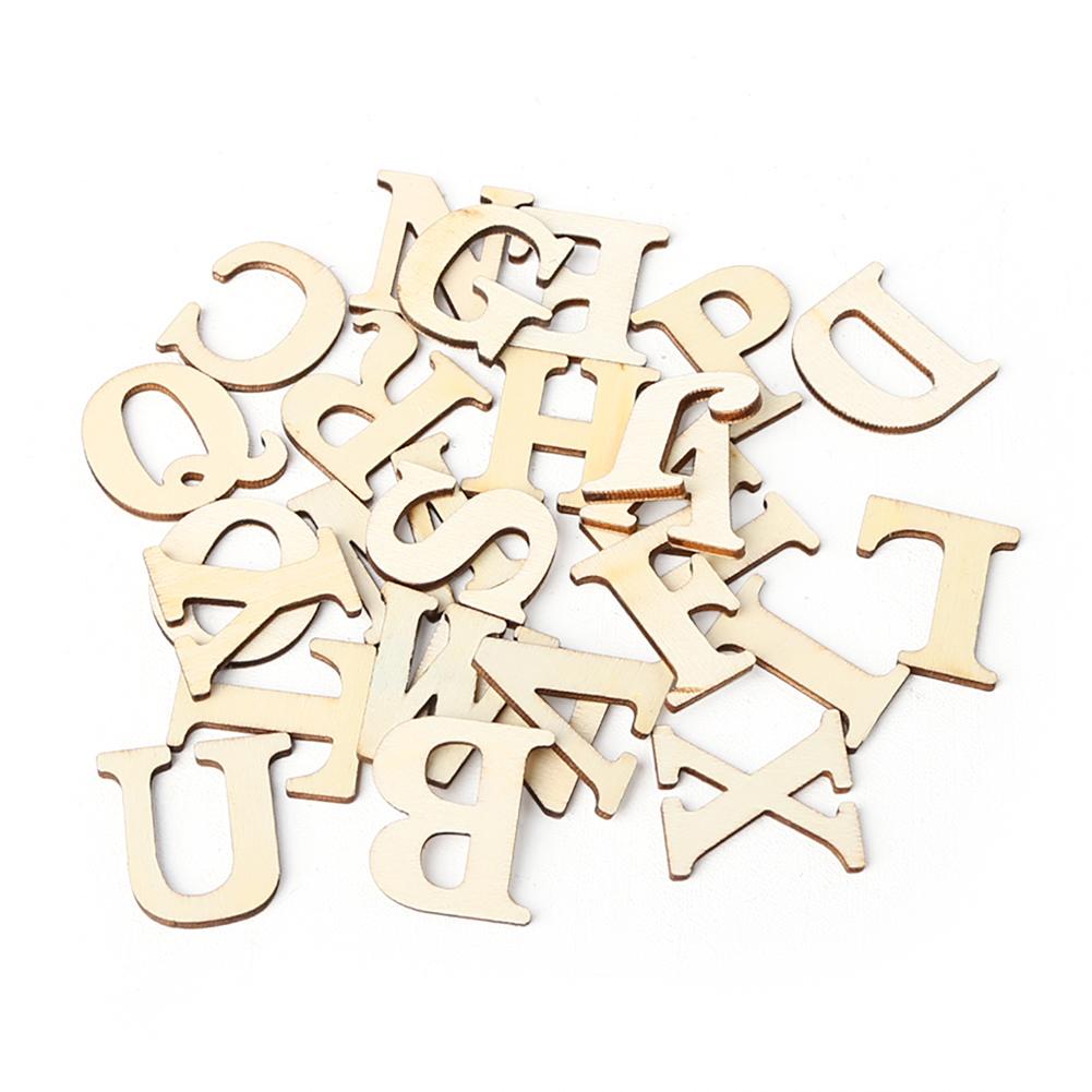 Buy Wooden Letters Alphabet for DIY Scrapbooking Art Craft Scatter Home Decor at affordable