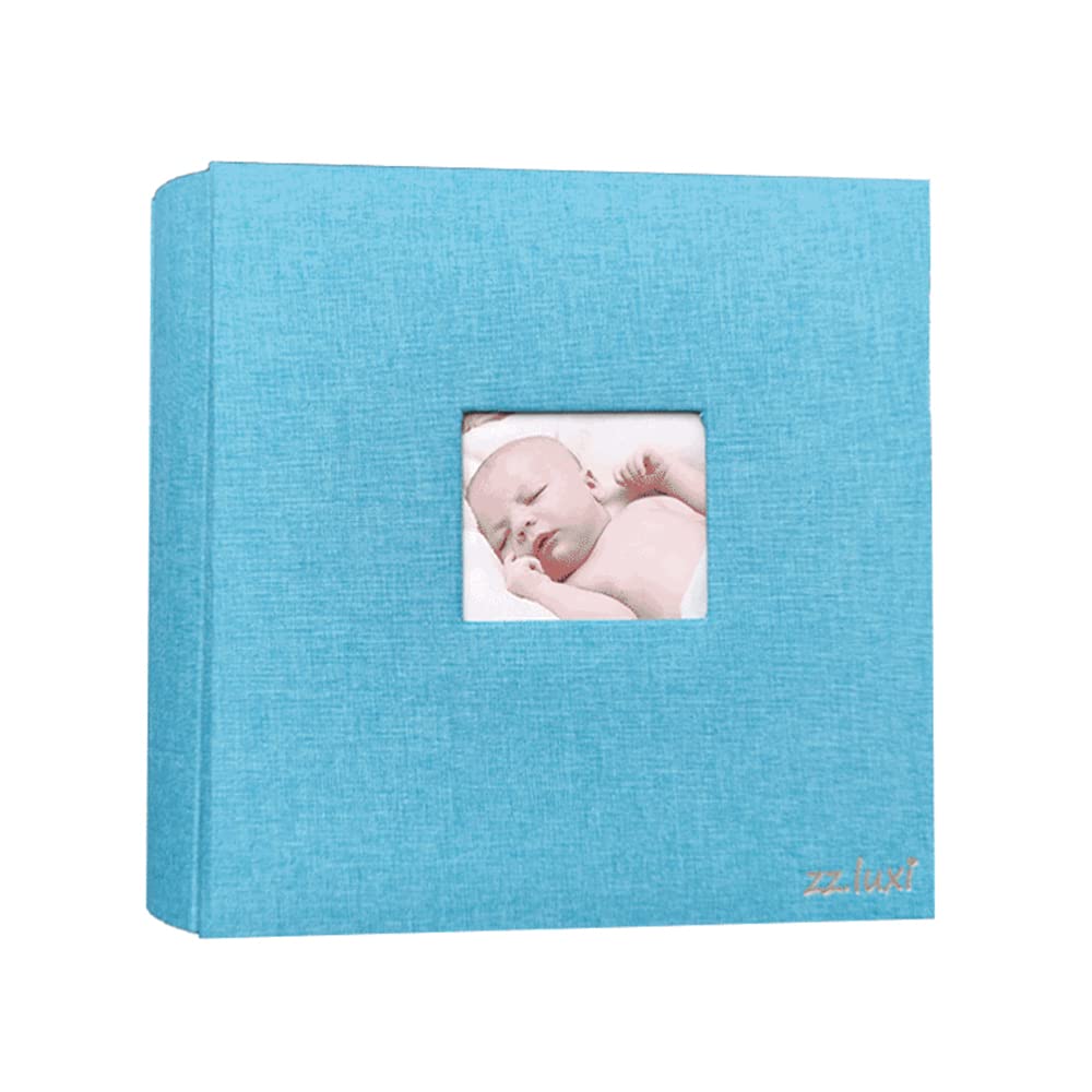 Large-capacity photo album with 160 pages, holds 960 L-size photos, features a highly transparent film, fabric cover, and a window. Ideal for organizi