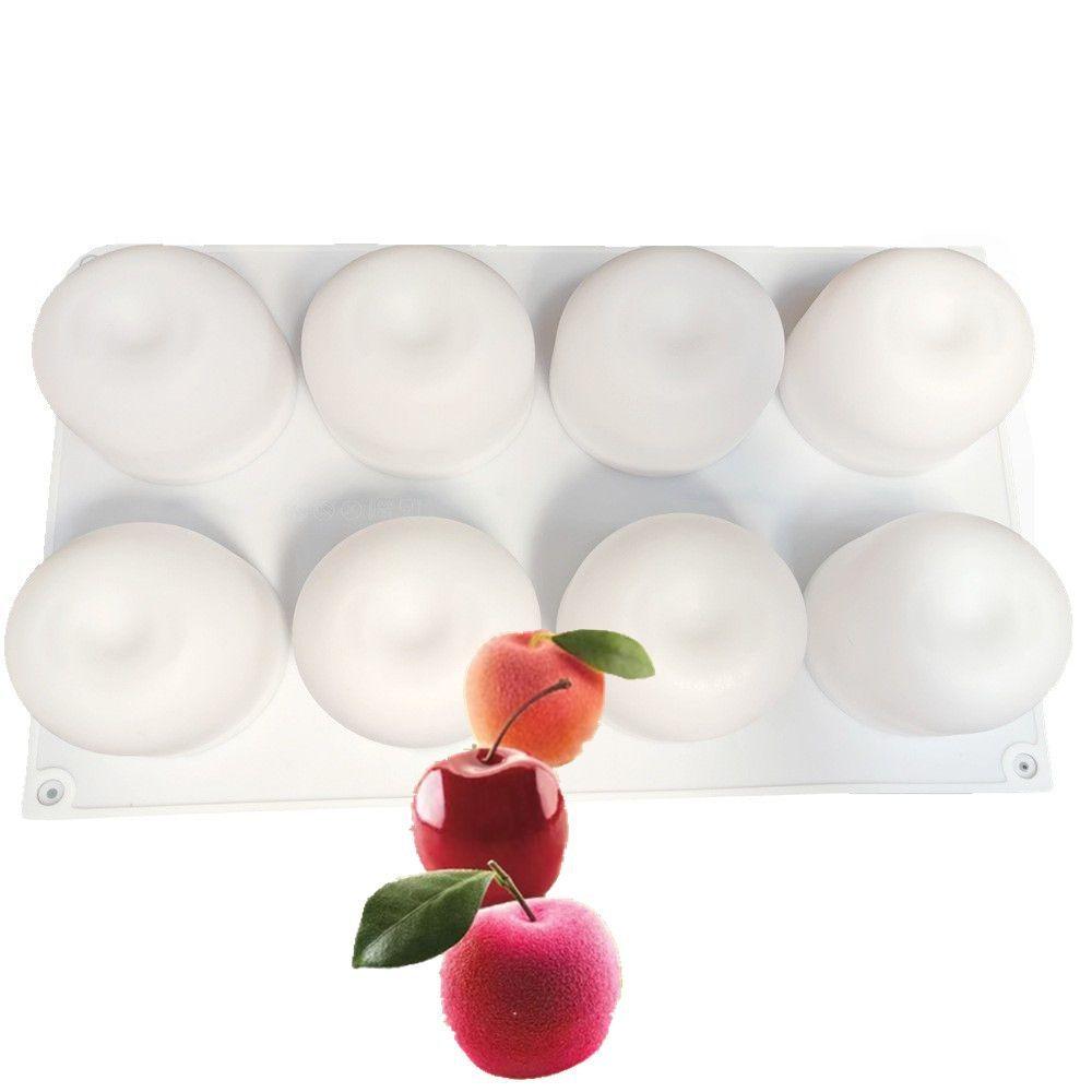 Silicone Pear Peach Cake Mold Non-toxic Mousse Cake Molds Jelly Pudding Mold  Household