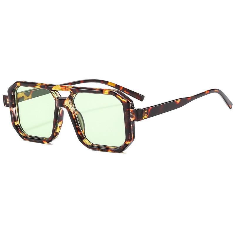 Retro Flight Pilot Sunglasses For Men And Women Uv400 Sun Protection Stylish Square Frame 2025