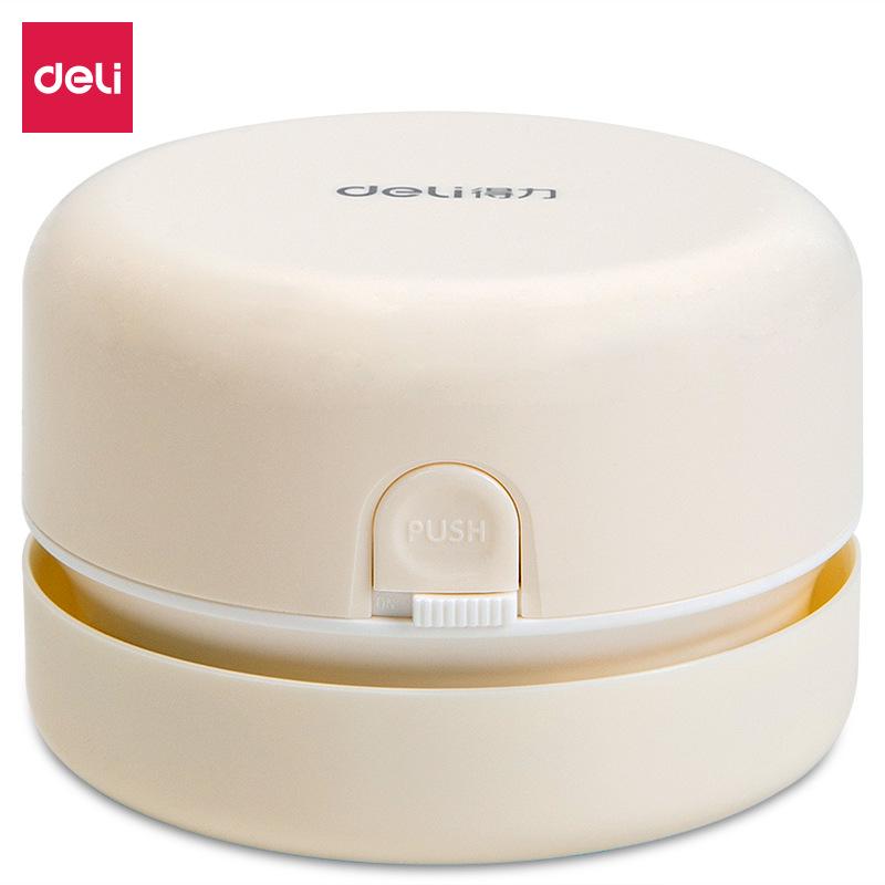 Deli Desktop Vacuum Cleaner for Eraser and Pencil Shavings, Keyboard Dust, and Student Desk Cleaning