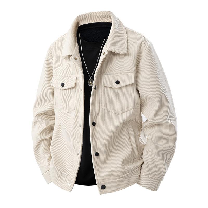 Spring and Autumn New Lapel Jacket Men's Youth Casual Trend Jacket