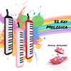 Beginner's Melodica, 32-Key Melodica for Kindergarten (Red)