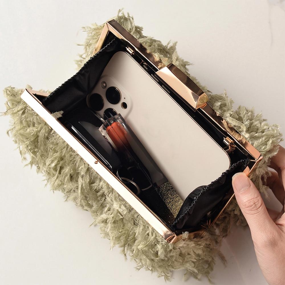Green Tassel Bag Vintage Luxury Shoulder Crossbody Handbag Elegantly Designed Fashion Wedding Party Purse Tote Bag for Women