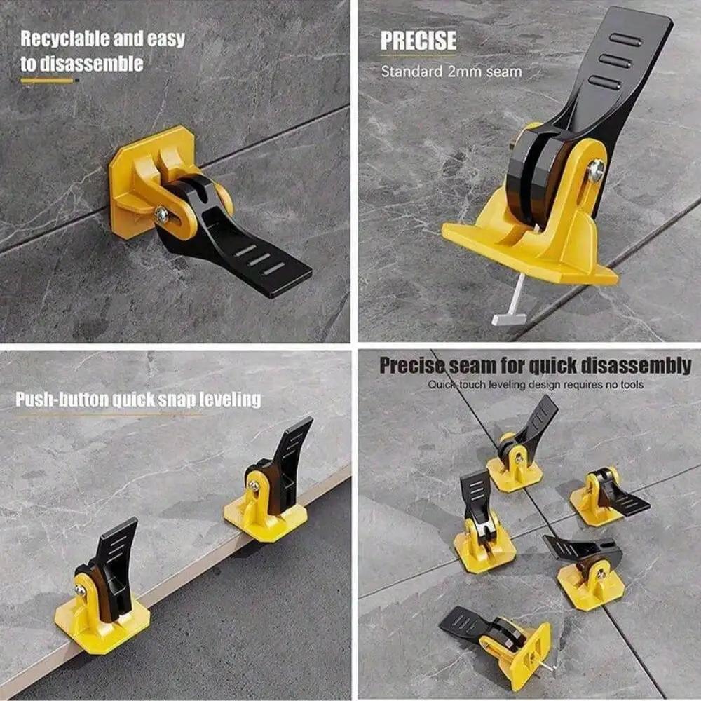 Multisize 1 3mm Tile Leveling Tool Kit 100PCS Reusable Spacer Clips for Ceramic Floor Construction Tools