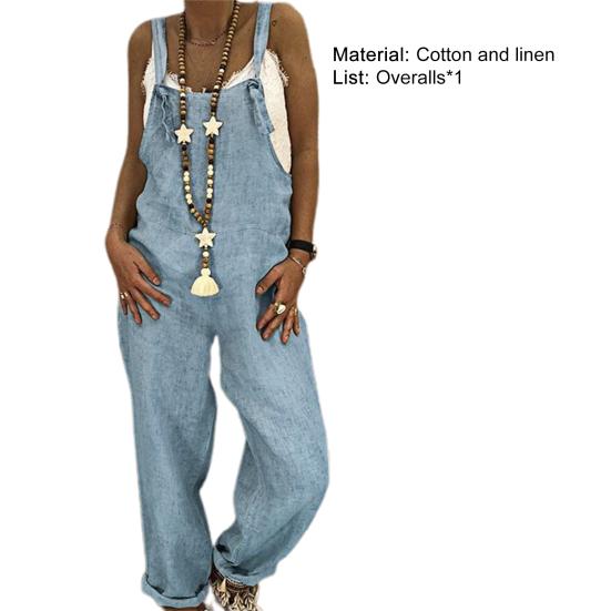 Combinaison pour femmes, couleur unie, réglable, Streetwear, pantalon Long, sans manches, col carré, barboteuse pour usage quotidien