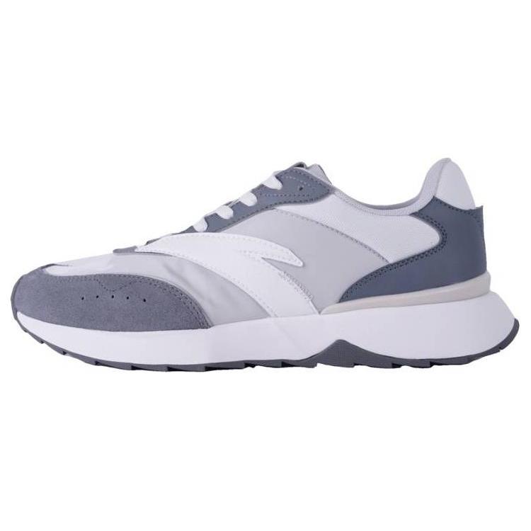 

new Anta HERITAGE 70 Anti Slip Wear Resistant Low Top Casual Shoes Men s Gray White 40