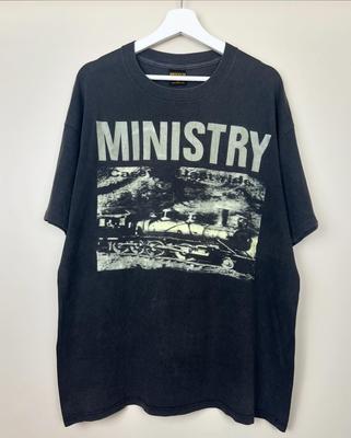 Remake Rare Ministry Band Black Short Sleeve Classic  Unisex T-Shirt