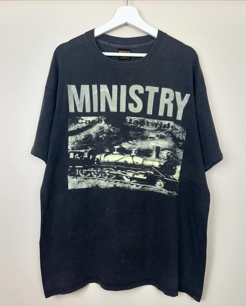 

Remake Rare Ministry band black short sleeve classic Unisex T-Shirt L