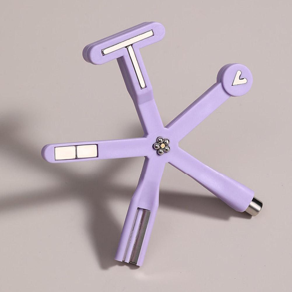 8-in-1 Starfish Cat Eye Magnet Tool Strong Magnetic Nail Art Design Kit Multi-Pattern Magnetic Wand for Cat Eye Gel Polish