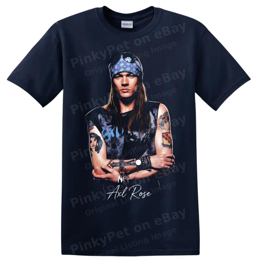 Axl Rose Portrait Rock Music Pop Art T Shirt W Slash Style Tee