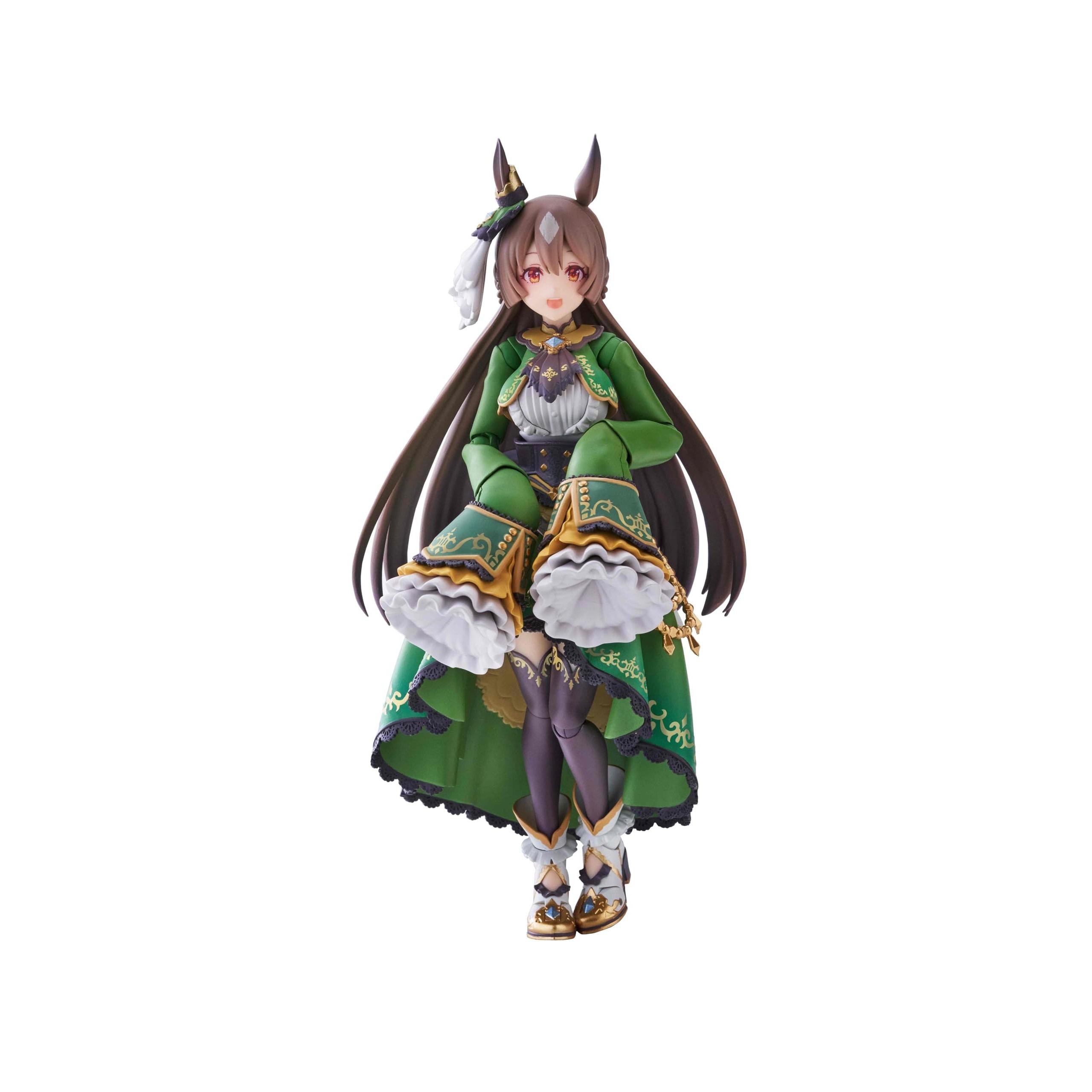 

НАРОДЫ ТАМАШИИ SH. Figuarts Uma Musume Pretty Derby Satono Diamond 135мм Окрашенная ПВХ АБС Экшн-фигурка