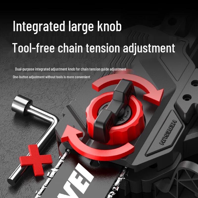 Nanwei High Power 12-inch Cordless Brushless Electric Chainsaw CN plug (adapter included)