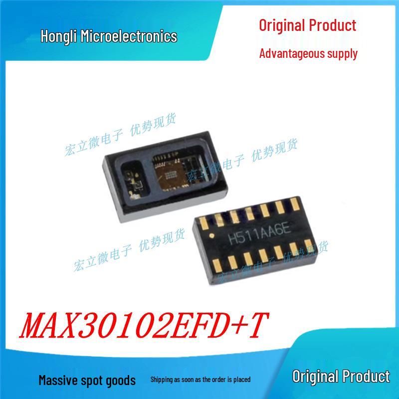 

New MAX30102EFD+T ADI Analog Devices Heart Rate Sensor, OESIP-14.