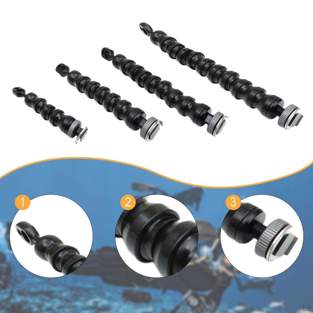 Underwater Camera Light Arm Diving Photography for Action Cage Dive Rig Ys Head Adapter