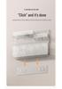 Transparent Wall-Mounted Holder: Organizer for Straws, Chopsticks, Pens, Remote Controls, and More