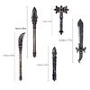 MOC Medieval Weapon Knight Building Block Accessories Character Helmet Hat Academic Gown Axe Sword Shield Brick Toy Gift K073