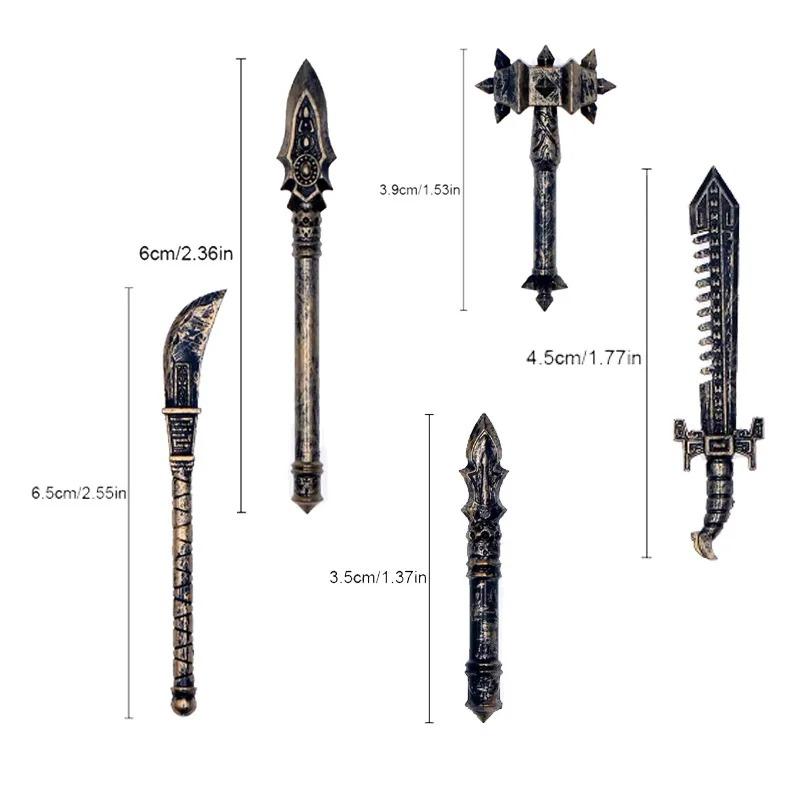MOC Medieval Weapon Knight Building Block Accessories Character Helmet Hat Academic Gown Axe Sword Shield Brick Toy Gift K073