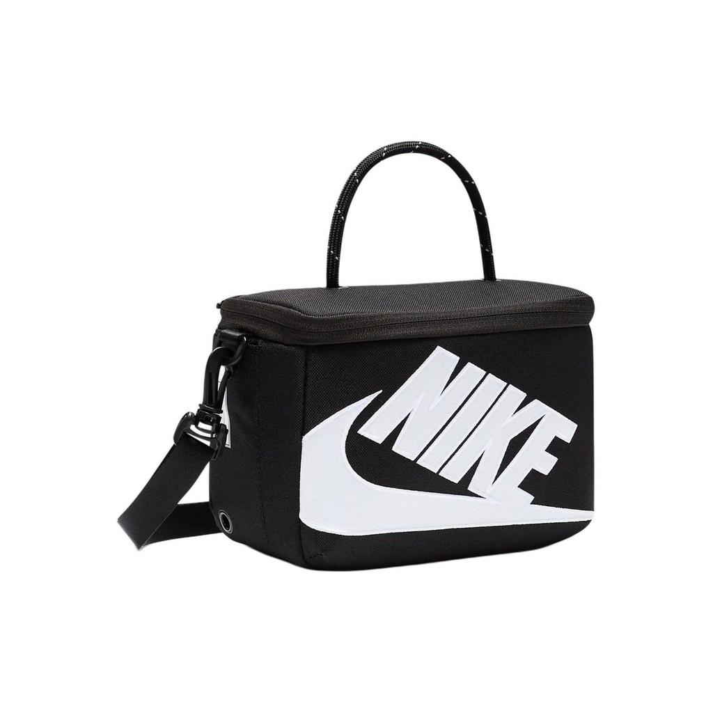 Nike Minimalistische Modestoff Schulter Crossbody Tasche Unisex Taschen Schwarz Weiß FN3059010