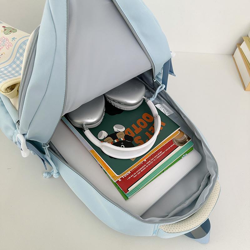 Schoolbag college style new Japanese ins high value fresh and sweet backpack junior high school students lightweight large capacity backpack