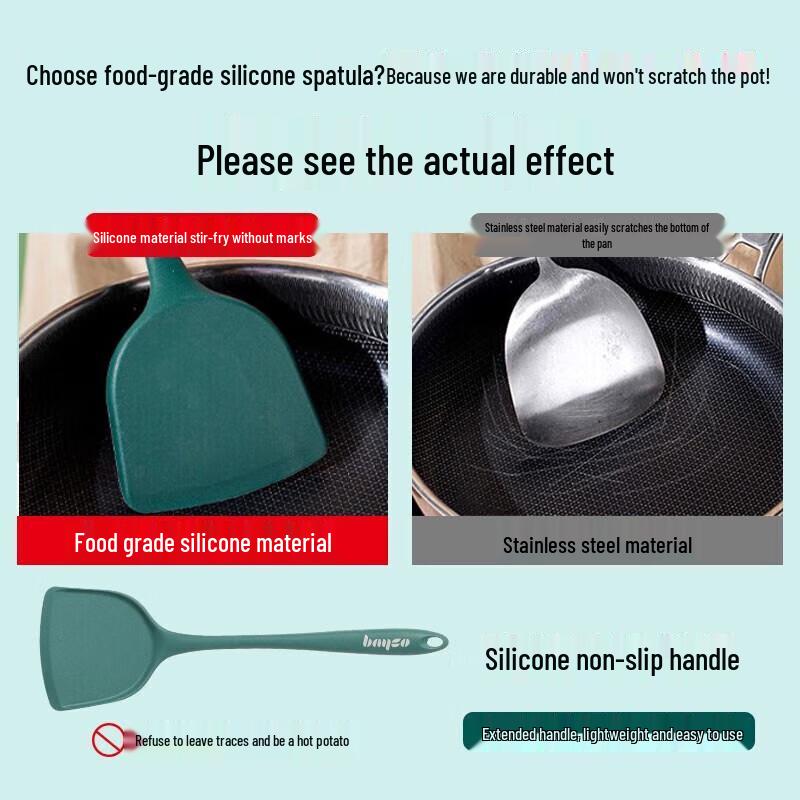 Bayco Heat-Resistant Silicone Cooking Utensil Set