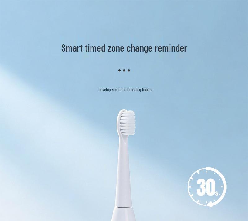 Rechargeable Electric Toothbrush for Kids: Soft Bristles, Waterproof, Automatic, Cartoon Design, Safe for Baby Teeth