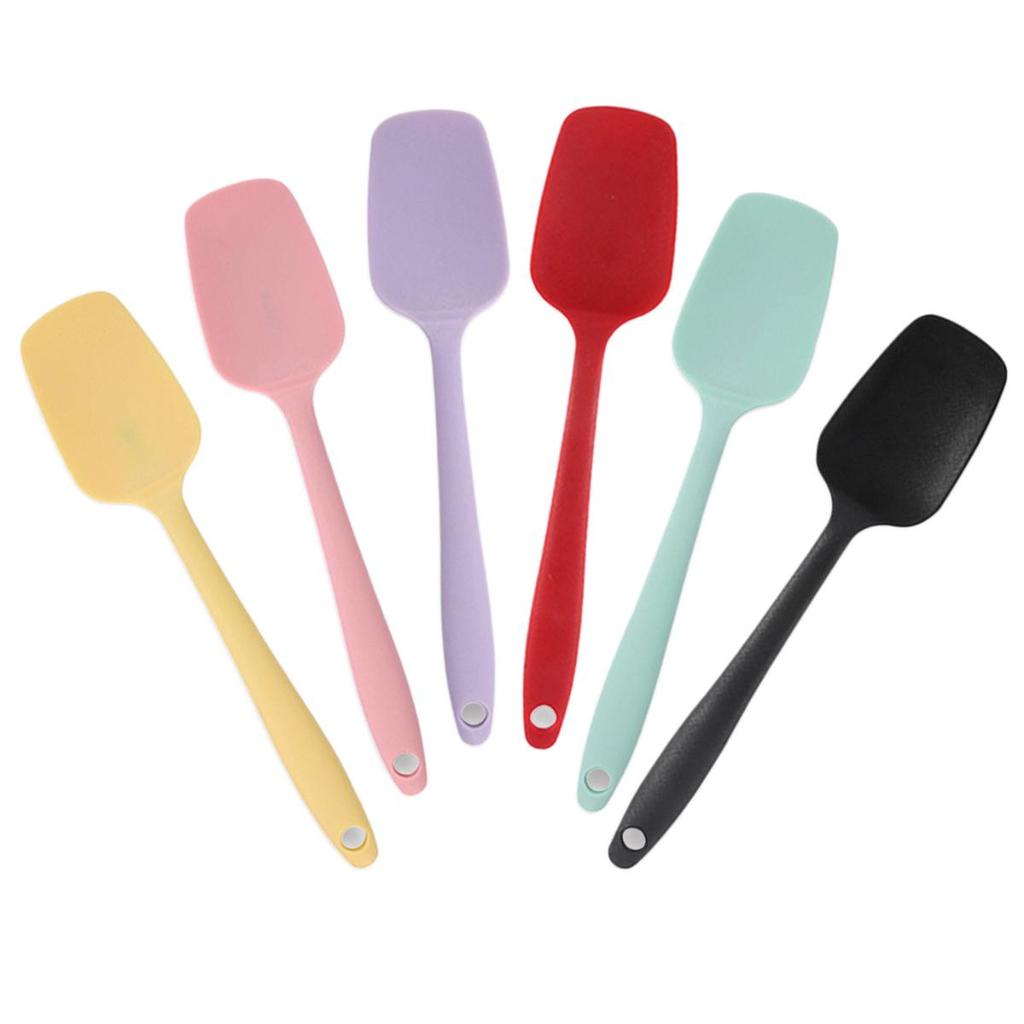 Food-Grade Flexible Silicone Spatula: High-Temp Resistant Baking & Mixing Tool