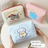 NEW Large Capacity Makeup Bag Portable Cute Cartoon Dog Storage Bag Multi-functional Cosmetic Bag Travel Storage Pouch for Women