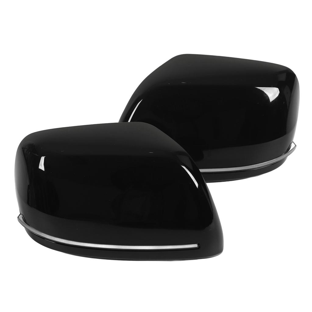 2PCS Car Rrview Mirror Cover with LED Turn Signal Light Replacement for   200 LC200 FJ200 20162019