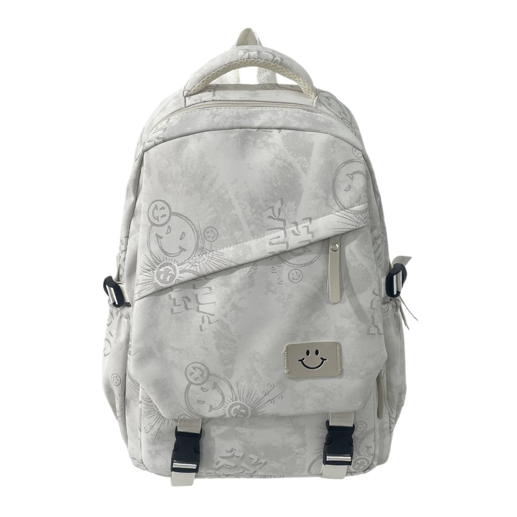 Schoolbag new backpack unisex large capacity lightweight student bag trendy fashion versatile leisure travel backpack