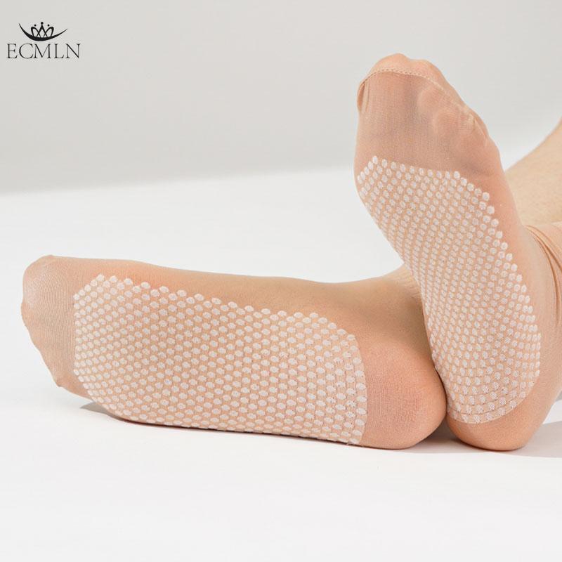 10 Pairs Cheap Wholesale Women's Ankle High Sheer Socks Summer Sexy Ultrthin Transparent Crystal Socks Women's Breathable and Non-slip Crystal Socks