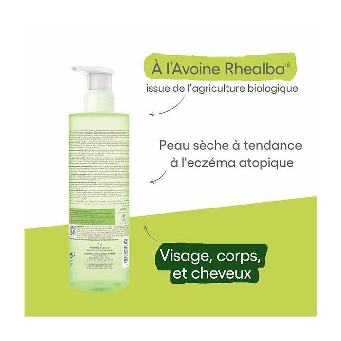 A-Derma Exomega Control Gel Lavant Émollient 2 en 1 Anti-Grattage 500ml