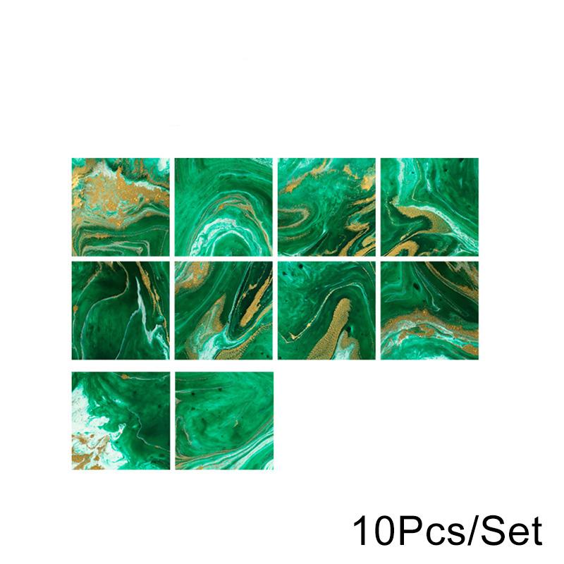 

10 шт./пакет керамическая плитка наклейки DIY кристалл пленка кухня самоклеящаяся украшение дома настенная наклейка мраморный узор