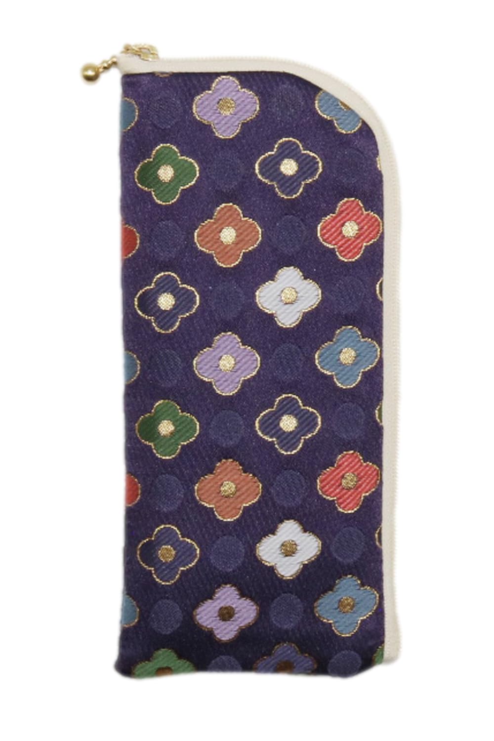 

Очки Сделано в Японии Золотые Очки Аксессуар Ручка Косметика Подарок [ЦВЕТА КОНФЕТ] Чехол из ткани Нисидзин-ори, Япония, Узор, Парча, Тонкий, Чехол, Мешочек,